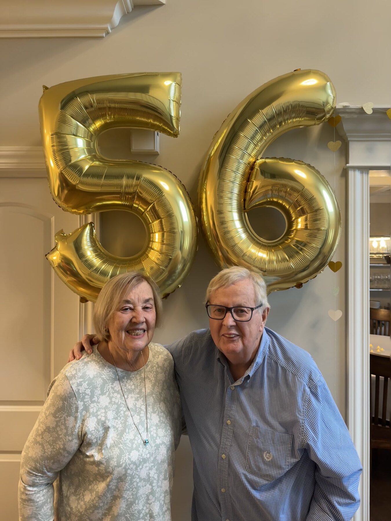 Tom and Ann Snyder together at home